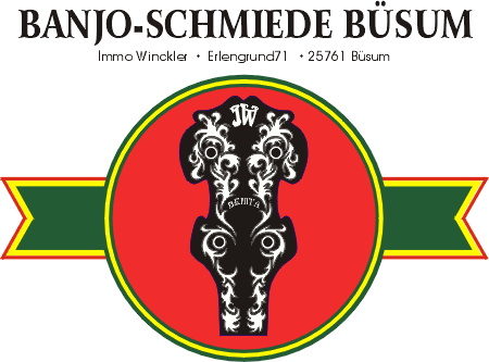 Bau von Banjos, Tenorbanjos und Plectrumbanjos. Reparaturen, Restaurationen und Intarsien aus Perlmutt nach Kundenwunsch